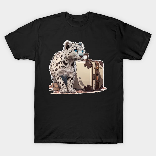 Endangered Snow Leopard is Homeless T-Shirt by TechNatura